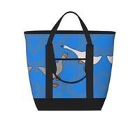 XZDLXJ Grey Goose - Borsa a tracolla isolata di grande capacità per cibi caldi e freddi, nera, taglia unica, Nero , Taglia unica