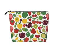 XZDLXJ Happy Living - Astuccio per trucchi impermeabile effetto lino, monostrato, con cerniera, per le tue esigenze quotidiane o di viaggio, nero, taglia unica, Nero , Taglia unica