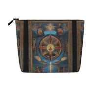 XZDLXJ Holy Visions - Trousse impermeabile effetto lino, monostrato, con cerniera, per le tue esigenze quotidiane o di viaggio, nero, taglia unica, Nero , Taglia unica