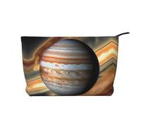 XZDLXJ Jupiter Landscape - Trousse in velluto a coste, adatta per viaggi e uso quotidiano, fodera robusta, garantisce la longevità, nero, taglia unica, Nero , Taglia unica