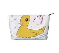 XZDLXJ Little Yellow Duck - Trousse per cosmetici in velluto a coste, adatta per viaggi e uso quotidiano, fodera robusta, garantisce la longevità, nero, taglia unica, Nero , Taglia unica