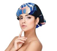 XZDLXJ Mountain Majesty - Cuffia da notte in raso per adulti, protezione e comfort per capelli, nero, taglia unica