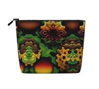 XZDLXJ Pochette per trucco mimetica universale senza cuciture, impermeabile, effetto lino, monostrato, con cerniera, per le tue esigenze quotidiane o di viaggio, nero, taglia unica, Nero , Taglia