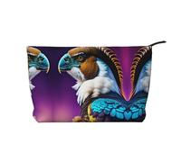 XZDLXJ punk ritratto ram teschio. Borsa cosmetica in velluto a coste, adatta per viaggi e uso quotidiano, fodera robusta, garantisce longevità, nero, taglia unica, Nero , Taglia unica