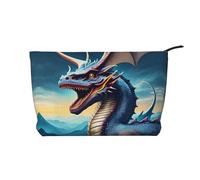 XZDLXJ Roaring Dragon - Trousse in velluto a coste, adatta per viaggi e uso quotidiano, fodera robusta, garantisce la longevità, nero, taglia unica, Nero , Taglia unica