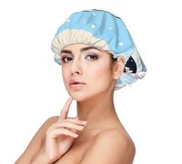 XZDLXJ Snow-Capped Mountains - Cuffia da notte in raso, per adulti, protezione e comfort dei capelli, taglia unica, colore: nero