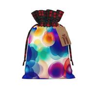 XZDLXJ So many bubbles - Borsa in tela con coulisse e etichetta in carta kraft