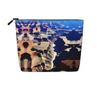XZDLXJ Un Grand Canyon - Astuccio per il trucco impermeabile effetto lino con cerniera, per le tue esigenze quotidiane o di viaggio, nero, taglia unica, Nero , Taglia unica
