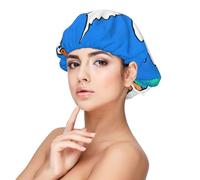 XZDLXJ White Goose - Cuffia da notte in raso per adulti, protezione e comfort per capelli, nero, taglia unica
