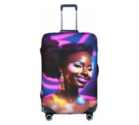 XZDLYY A Performer's Glow - Copertura per valigia con cerniera invisibile, per lavoro e viaggi, senza valigia, bianco, Small