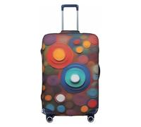 XZDLYY Artistic Wonder - Custodia per valigia, con cerniera invisibile, per lavoro e viaggio, senza valigia, bianco, X-Large