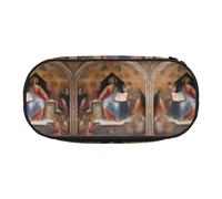 XZDLYY Astuccio portatile leggero con affreschi divini per matite, cosmetici, cancelleria e piccoli oggetti