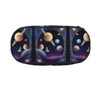 XZDLYY Borsa portatile leggera per matite Cosmic Voyage, borsa per cosmetici e articoli di cancelleria e piccoli oggetti