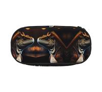 XZDLYY Borsa portatile leggera Ronin iguana per matite, cosmetici, cancelleria e piccoli oggetti