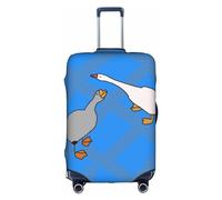 XZDLYY Grey Goose - Copertura per valigia, con cerniera invisibile, per lavoro e viaggio, senza valigia, bianco, Small