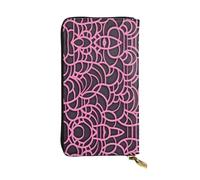 XZDLYY Purple Lines, portafoglio lungo da donna alla moda, leggero, resistente, personalizzato ed elegante