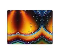 XZDLYY Tappetino da bagno in flanella senza cuciture con texture di olio d'acqua, antiscivolo, 160 x 122 cm, morbido, resistente, per interni, casa, ufficio e hotel