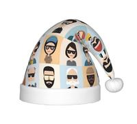 XZDPY Cappello di Natale per bambini con icone della cultura pop, accessori per feste in costume, copricapo per feste di Capodanno