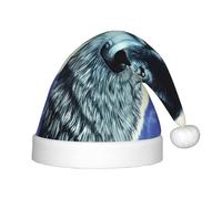 XZDPY Cappello di Natale per bambini con lupo sotto la luna, accessori per feste in costume, copricapo per feste di Capodanno