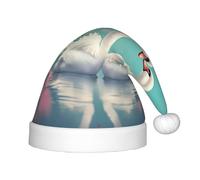XZDPY Cappello natalizio per bambini, con scritta in lingua inglese "The Swan in Love", accessorio per feste in maschera, copricapo per Capodanno