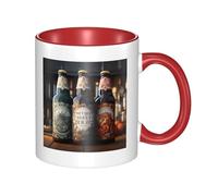 XZDZWK 3 bottiglie di birra classica tazza elegante durevole e resistente allo sbiadimento adatta per uso domestico ufficio e ristorante