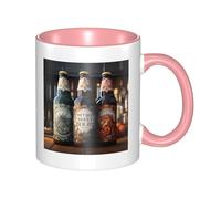 XZDZWK 3 bottiglie di birra classica tazza elegante durevole e rosa resistente allo sbiadimento adatta per uso domestico ufficio e ristorante