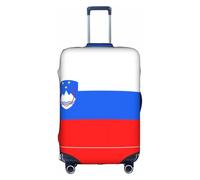 XZDZWK Bandiera della Slovenia Copritavolo antigraffio e antipolvere con design personalizzato per viaggi d'affari e uso all'aperto, bianco, XL
