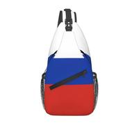 XZDZWK Borsa messenger casual da uomo con bandiera della Russia, grande capacità, durevole, adatta per viaggi, lavoro, pendolarismo e attività all'aperto