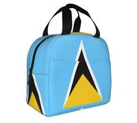 XZDZWK Borsa per il pranzo multifunzionale con bandiera di Santa Lucia, resistente e facile da trasportare, per lavoro, scuola, picnic e attività all'aperto