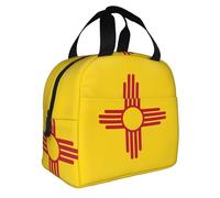 XZDZWK Borsa portapranzo multifunzione con bandiera del New Mexico, resistente e facile da trasportare, per lavoro, scuola, picnic e attività all'aperto