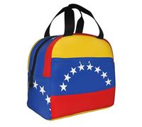 XZDZWK Borsa portapranzo multifunzione con bandiera del Venezuela, resistente e facile da trasportare, per lavoro, scuola, picnic e attività all'aperto