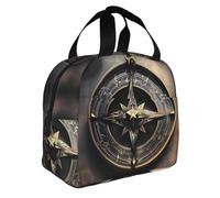 XZDZWK Borsa portapranzo multifunzione con disegno magico con rune norrene, resistente e facile da trasportare, per lavoro, scuola, picnic e attività all'aperto