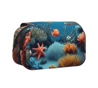 XZDZWK Coral Fish - Astuccio per penne subacqueo a conchiglia, design elegante e di grande capacità, adatto per studenti e viaggiatori d'affari