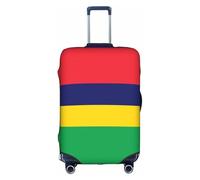 XZDZWK Cover per valigie con bandiera delle Mauritius, antigraffio e antipolvere, con design personalizzato, per viaggi d'affari e uso all'aperto, bianco, XL