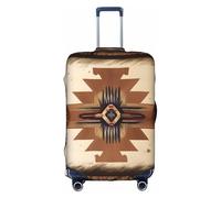 XZDZWK Cover per valigie con motivi nativi americani, antigraffio e antipolvere, con design personalizzato per viaggi, lavoro e uso all'aperto, bianco, S