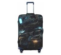 XZDZWK Future Robot, copertura antigraffio e antipolvere, con design personalizzato, per viaggi, lavoro e uso all'aperto, bianco, XL