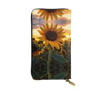 XZDZWK Grande capacità fattoria girasole portafoglio tenuto in mano materiale morbido design multifunzionale anti-perdita protezione della privacy