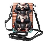 XZDZWK La scimmia silenziosa leggera antifurto borsa messenger piccola resistente all'usura portatile e pratica per viaggi e uso quotidiano
