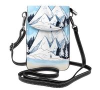 XZDZWK Montagne innevate leggero antifurto borsa messenger piccola resistente all'usura portatile e pratica per viaggi e uso quotidiano