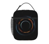 XZDZWK Mysterious Cosmic Black Holes - Borsa termica per il pranzo, con tasche laterali in rete e tasche multiple, adatta per l'ufficio e i viaggi