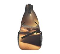 XZDZWK Sahara Desert - Borsa messenger da uomo, stile casual, grande capacità, durevole, adatta per viaggi, lavoro, pendolarismo e attività all'aperto