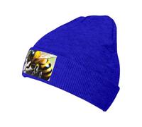 XZDZWK Simpatico cappello lavorato a maglia a forma di piccola ape, nero comodo e delicato sulla pelle, adatto per sport all'aria aperta e, Blu, Taglia unica