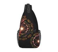 XZDZWK Starry Dandelion - Borsa messenger da uomo, stile casual, grande capacità, durevole, adatta per viaggi, lavoro, pendolarismo e attività all'aperto