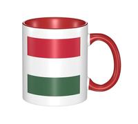 XZDZWK Tazza classica con bandiera dell'Ungheria, elegante, durevole e resistente allo sbiadimento, adatta per casa, ufficio e ristorante
