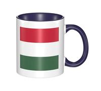 XZDZWK Tazza classica con bandiera dell'Ungheria, elegante, durevole e resistente allo sbiadimento, adatta per casa, ufficio e ristorante
