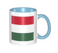 XZDZWK Tazza classica con bandiera dell'Ungheria, elegante, durevole e resistente allo sbiadimento, adatta per casa, ufficio e ristorante