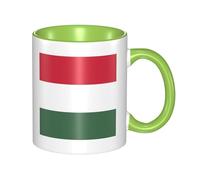 XZDZWK Tazza classica con bandiera dell'Ungheria, elegante, durevole e resistente allo sbiadimento, adatta per uso domestico, ufficio e ristorante