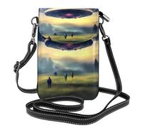 XZDZWK UFO Landing - Borsa a tracolla leggera antifurto piccola resistente all'usura, portatile e pratica, per viaggi e uso quotidiano
