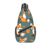 XZDZWK Yellow fox, borsa messenger da uomo, casual, grande capacità, durevole, adatta per viaggi, lavoro, pendolarismo e attività all'aperto