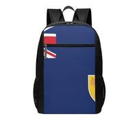 XZDZWK Zaino leggero con bandiera delle Isole Turks e Caicos, 43 cm, con spallacci regolabili, per lavoro, scuola e attività all'aperto